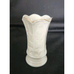 Belleek Ireland Visitors Centre Blue Mark Decorative Spill Vase Bud Porcelain